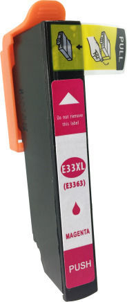 PrintMAX Συμβατό Μελάνι Εκτυπωτή InkJet Epson 33XL MAGENTA (C13T33634012) 700 Σελίδων Ματζέντα 1τμχ