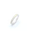 PS Silver Women's Ring Small Wedding Ring with Stones from Silver