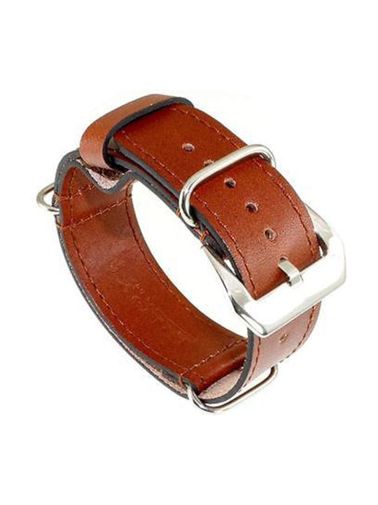 Leather Strap Nato Tabac Brown 20mm