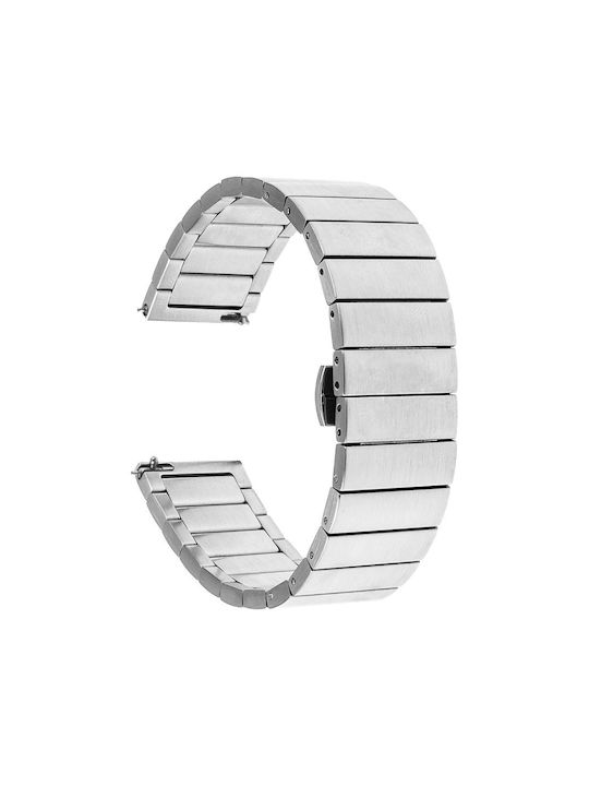 Metallic-Armband Silber 18mm