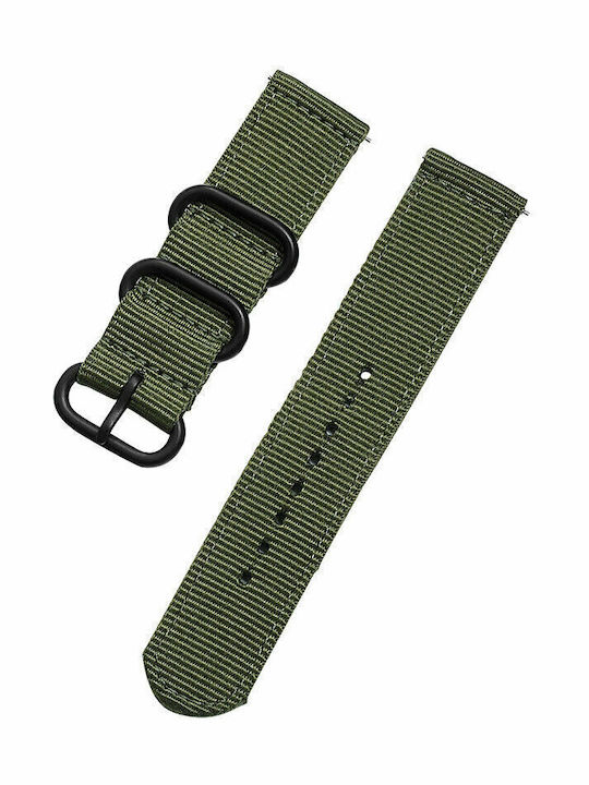 Easy Click 0512 Fabric Strap Nato Khaki 18mm