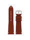 Leather Strap Brown 24mm