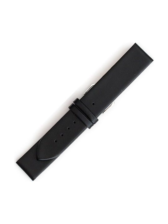 Leather Strap Black 18mm