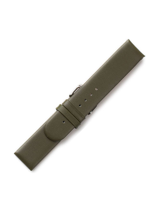 Lederriemen Khaki 22mm