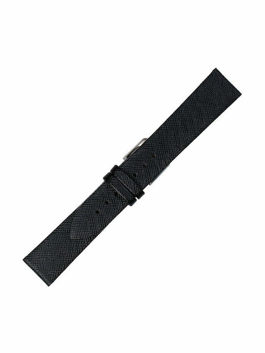 KOSTELO Leather Strap Black 20mm