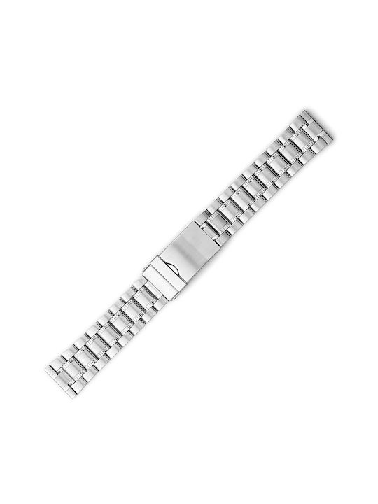 Metallic-Armband Silber 20mm