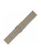 Leather Strap Beige 20mm