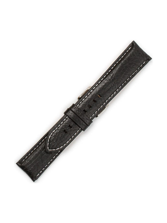 Leather Strap Black 18mm