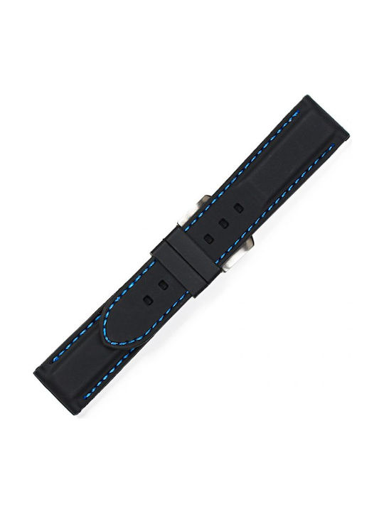 Rubber Strap Black 20mm