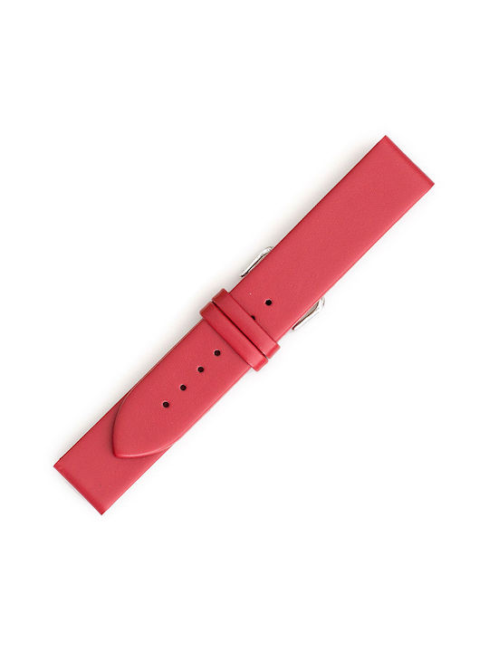 Leather Strap Red 20mm