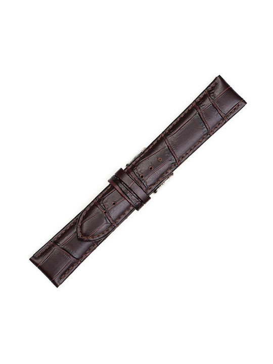 Leather Strap Brown 18mm