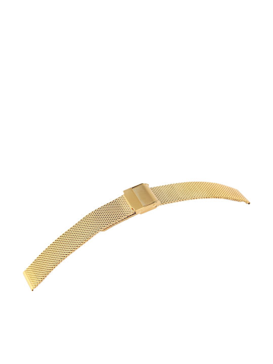 New Era Μεταλλικό Μπρασελέ Χρυσό 18mm