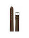 Leather Strap Brown 18mm