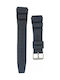 Mertzios.gr Rubber Strap Black 20mm