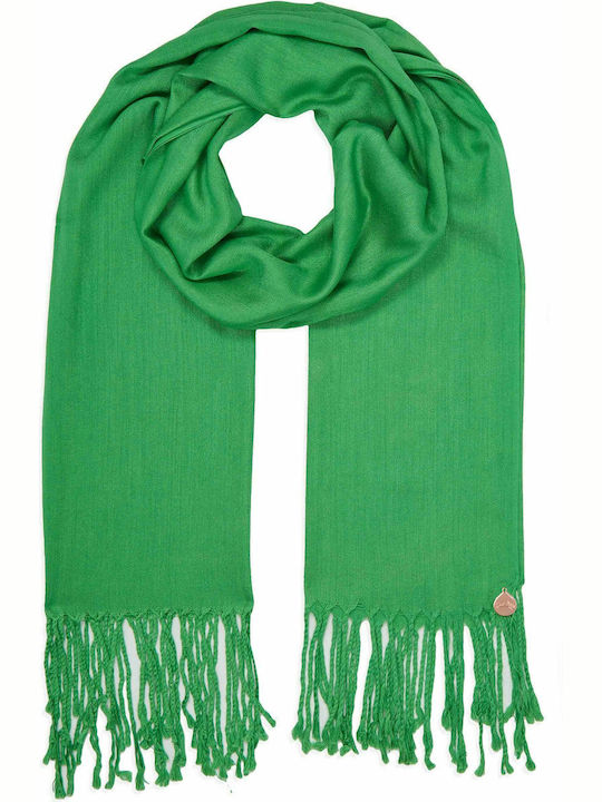 Women's Silk Scarf Green