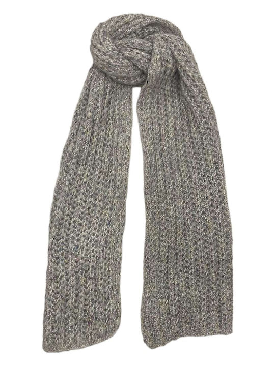 Remix Women's Knitted Scarf Gray