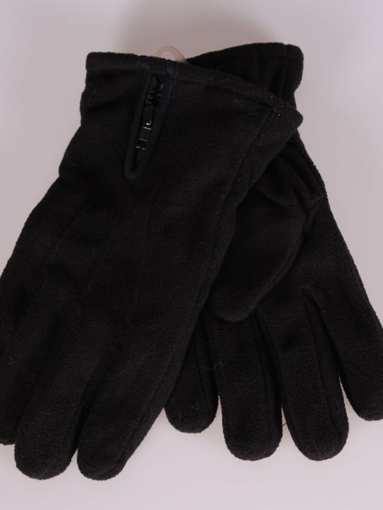 Μαύρα Ανδρικά Fleece Γάντια