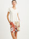 Penye Mood Sommer Damen Pyjama-Set Weiß