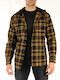 Herren Jacke mit Kapuze Gelb