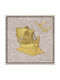 Slevori Das Schiff von Keryneia Rahmen Metall 15x15cm