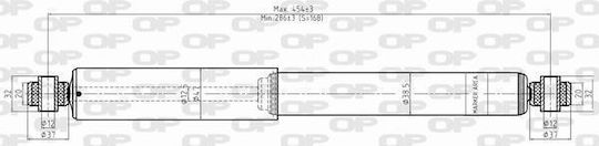 Open Parts Сет амортисьори 1бр за Suzuki Джимни Toyota Електронна търговия