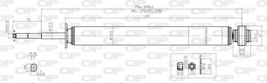 Open Parts Абсорбатор На Удари 1 Брой