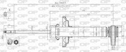 Open Parts Set Stoßdämpfer 1Stück für Audi A4 Saab 99