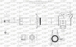Open Parts Αμορτισέρ 1τμχ Open Parts Αμορτισέρ 1τμχ