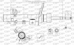 Open Parts Set Shock Absorbers 4pcs Open Parts Set Shock Absorbers 4pcs