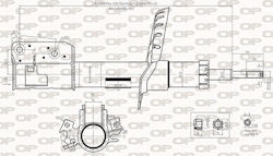 Open Parts Αμορτισέρ 1τμχ