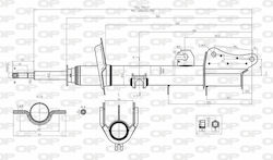 Open Parts Абсорбатор На Удари 1 Брой