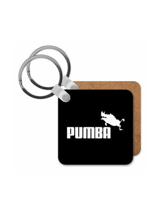 Keychain Wallet Pumba Wooden