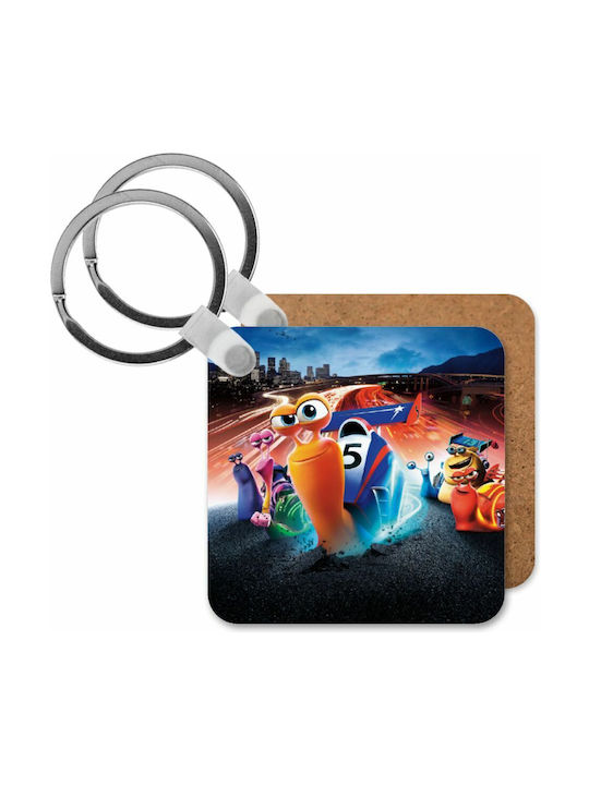 Keychain Portofel Turbo Lemn