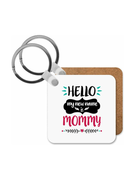 Keychain Wallet Mommy Wooden