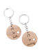 Set Keychain Lemnoase Cafenea 2buc