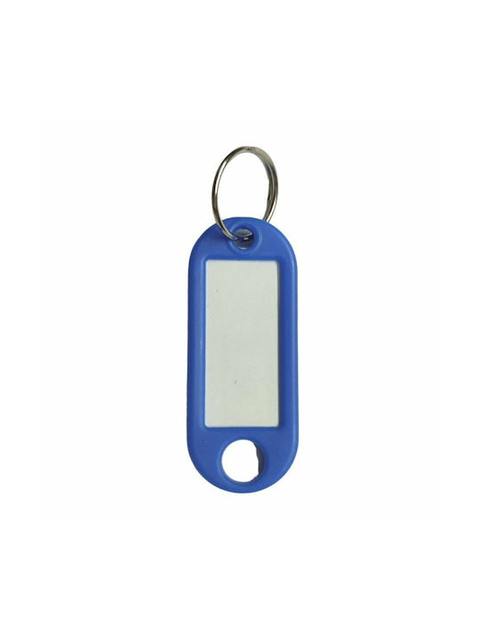 Keychain Label Plastic Blue