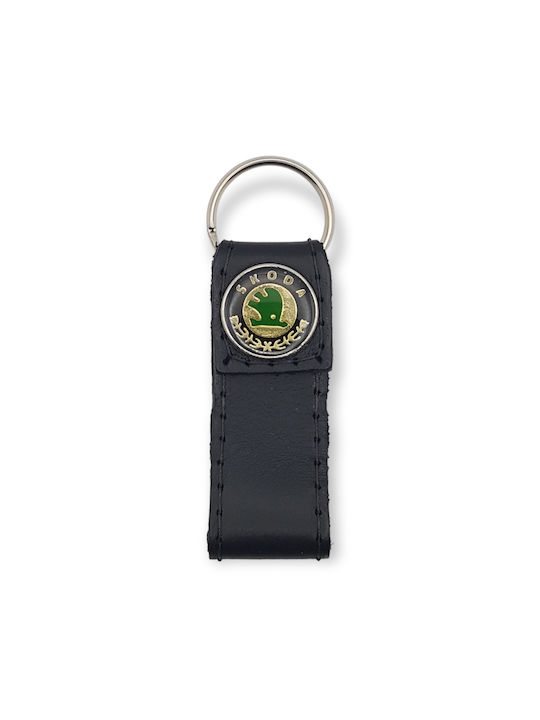 Keychain Leather Black