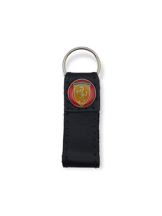 Keychain Piele Negru