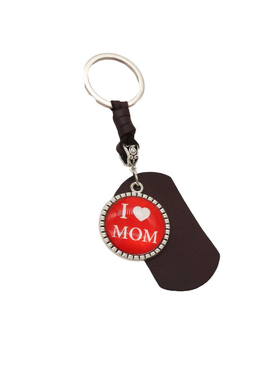 Handmade Keychain Metallic Brown