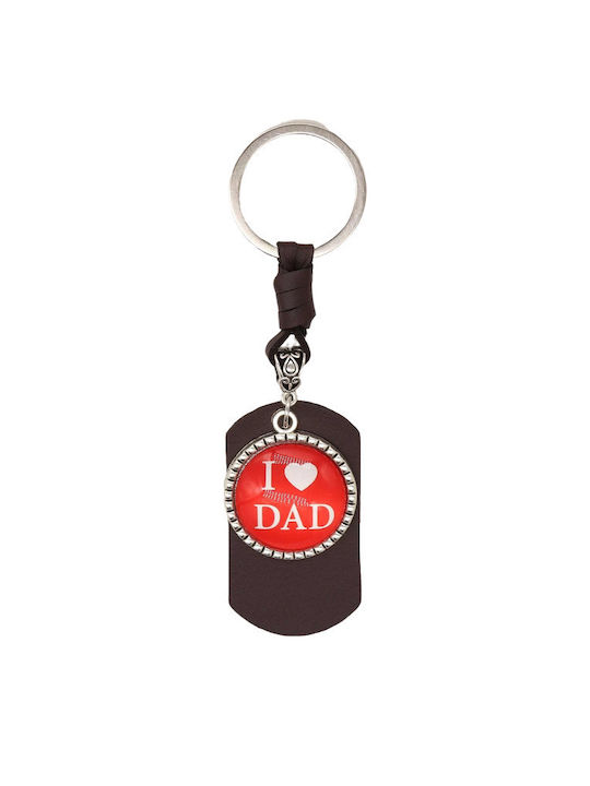 Lucrat manual Keychain Piele Cafenea