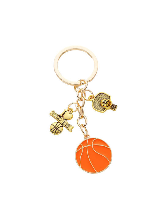 Handmade Keychain Metallic Gold