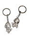 Tatu Moyo Handmade Set of Metallic Keychains 2 Pieces
