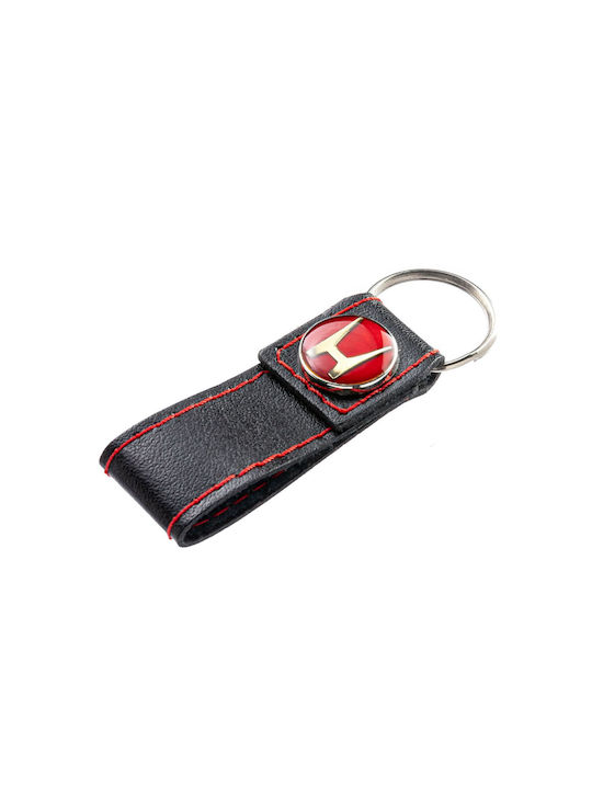 Keychain Leather Red