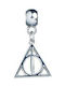 The Carat Shop Keychain Charm Deathly Hallows Metallic Gray