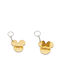 Woodseason Handmade Set of Wooden Keychains 2 Pieces