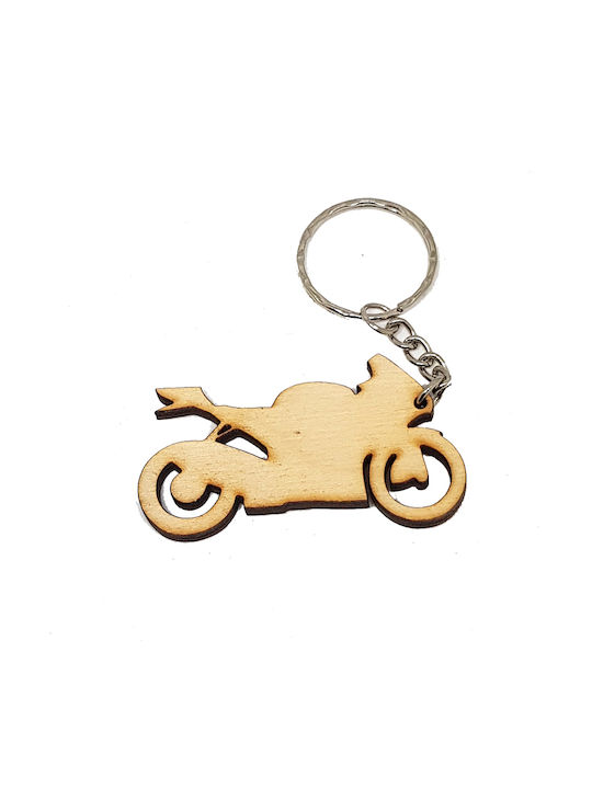 Woodseason Keychain Lemn