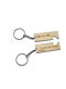 Woodseason Set Breloc Din Lemn pentru Cupluri 2buc