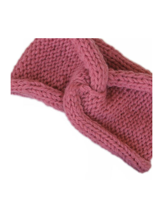 Frauen Stirnband Gestrickt in Rosa Farbe