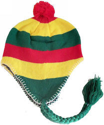 Earflap Unisex Σκούφος Πλεκτός