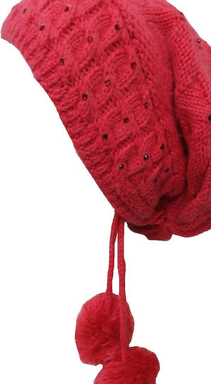 Knitted Beanie Cap Orange